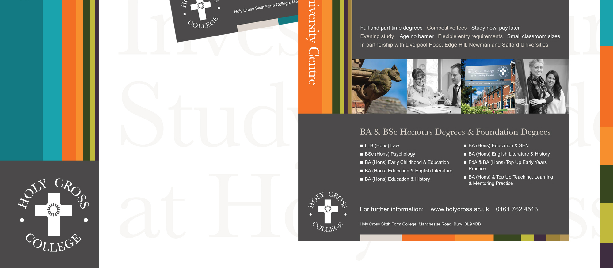 holy cross open day press adverts
