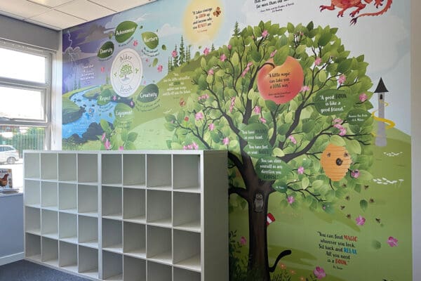 Alder brook school wall graphics