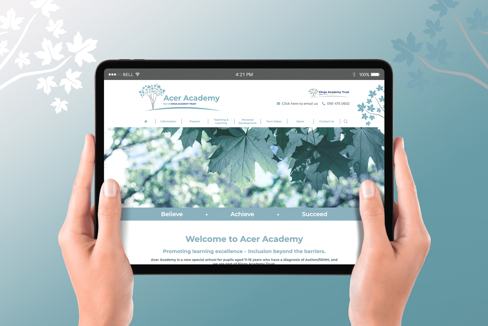 Acer Academy branding and website design