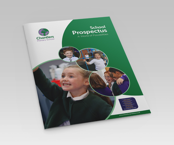 Chantlers primary school prospectus design