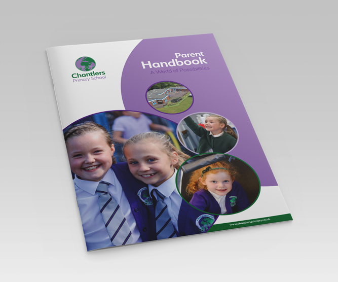 Chantlers primary school prospectus design