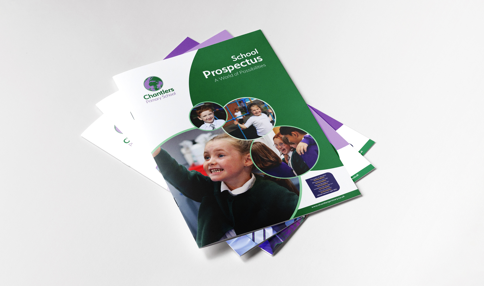 Chantlers primary school prospectus design