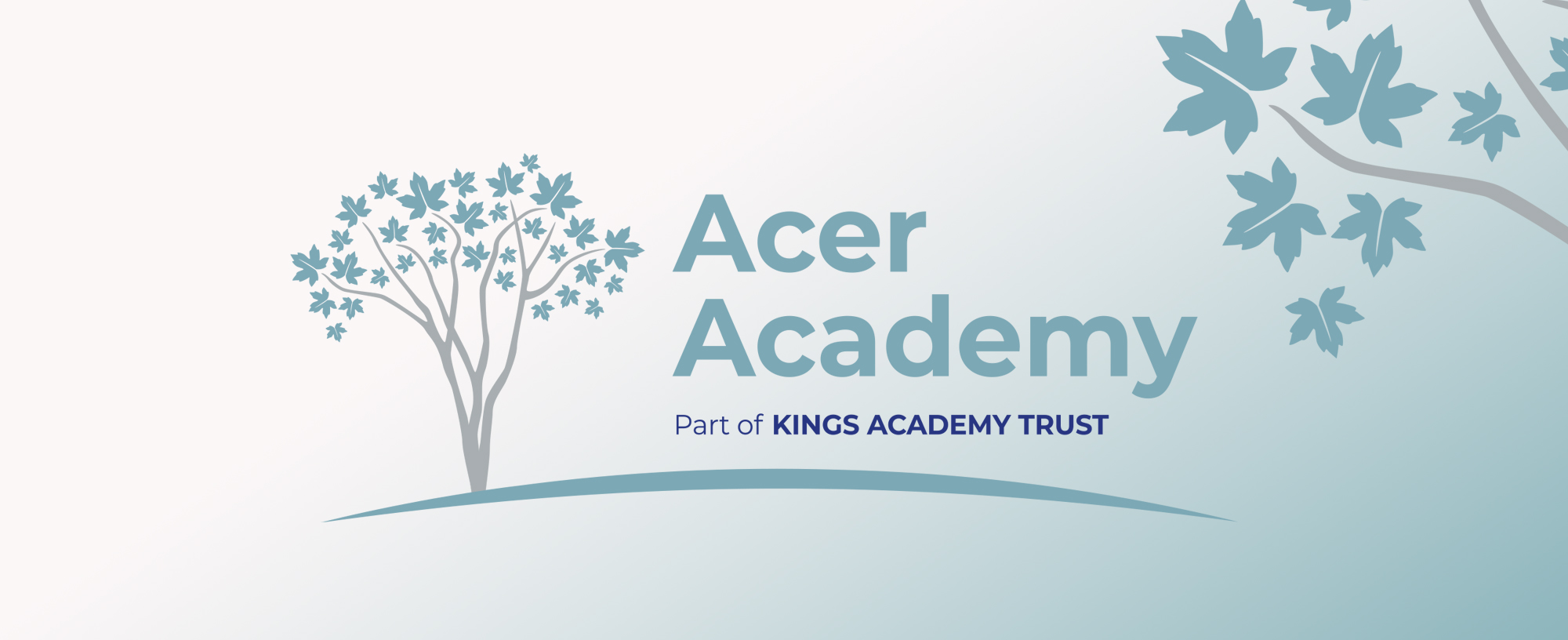 Acer academy school branding and logo design