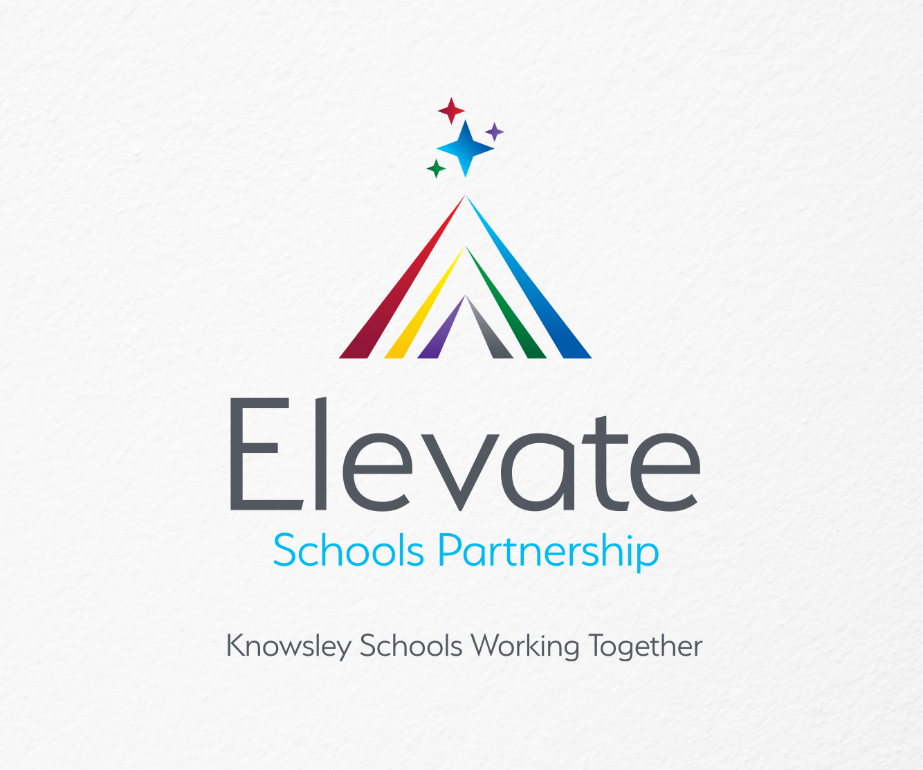 Elevate schools partnership logo design