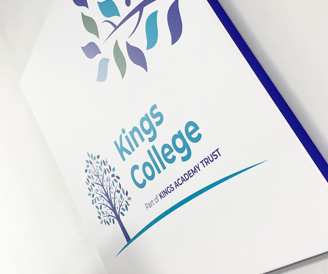 Kings college branded canvas