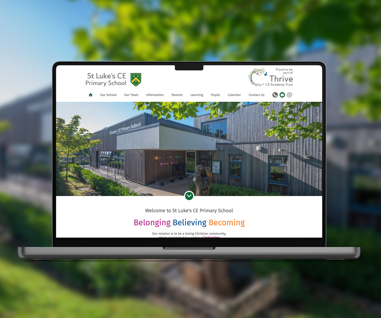 St Lukes primary school website