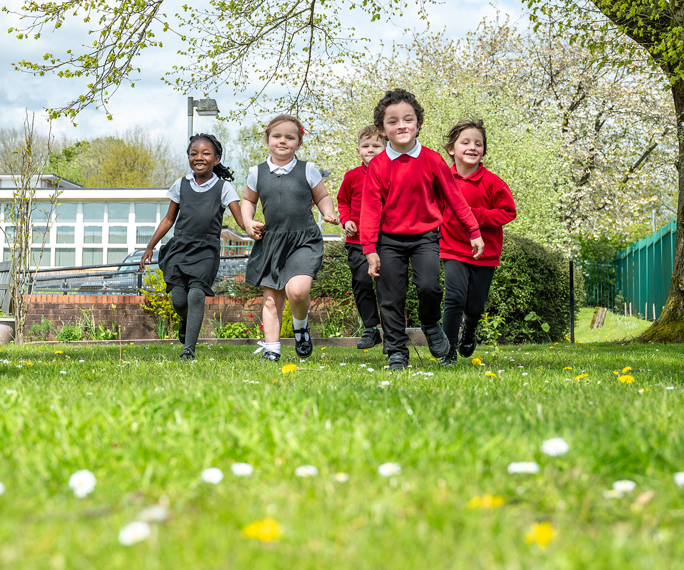 Wharton primary school photography - children playing outside