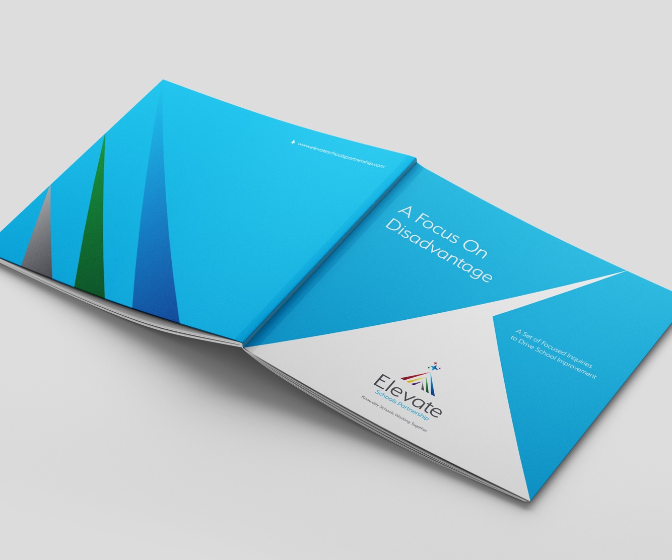 Brochure design for Elevate Schools Partnership
