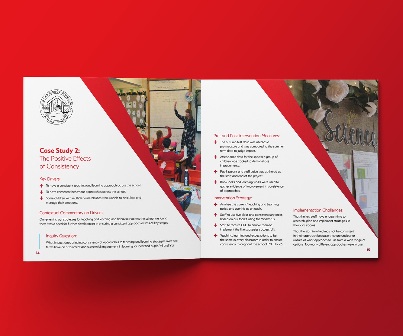 Brochure design for Elevate Schools Partnership