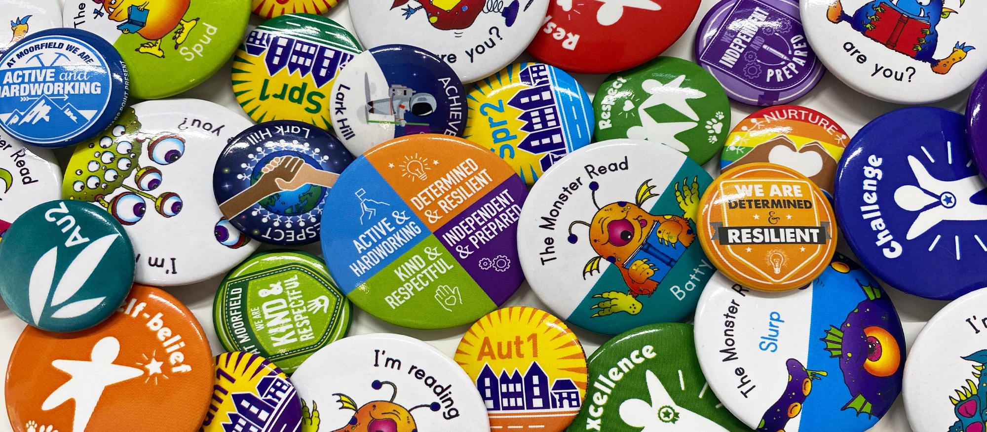 Bespoke reward badges for primary schools