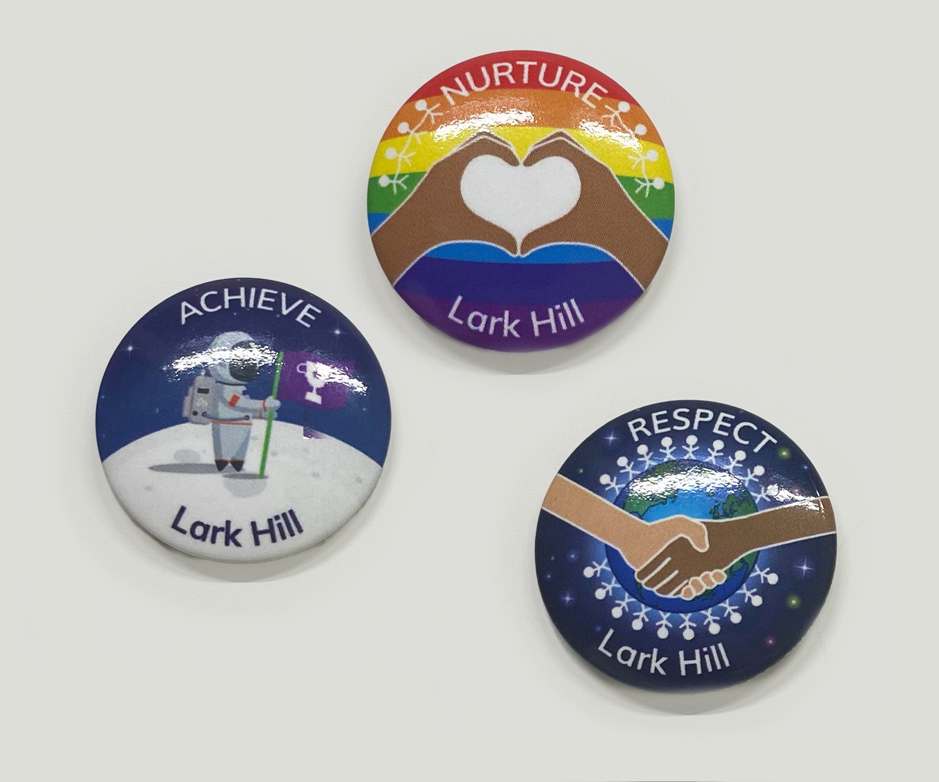Bespoke reward badges for primary schools